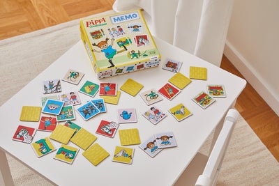 Barbo Toys Pippi Langstrømpe Memospill