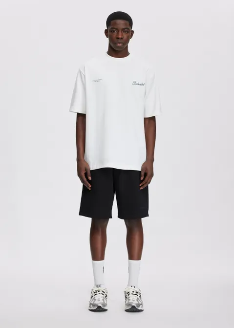 T-shirt met print local off-white (WIT.O)