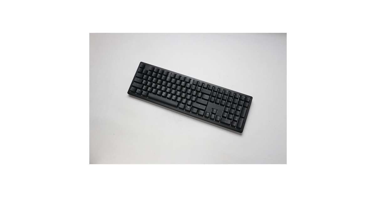 DuckyZero 6108 Classic Black, gaming toetsenbord  (Zwart/wit, US lay-out, Cherry MX2A Blue, RGB leds, Double-shot PBT, hot swap, 2.4GHz | Bluetooth | USB-C)