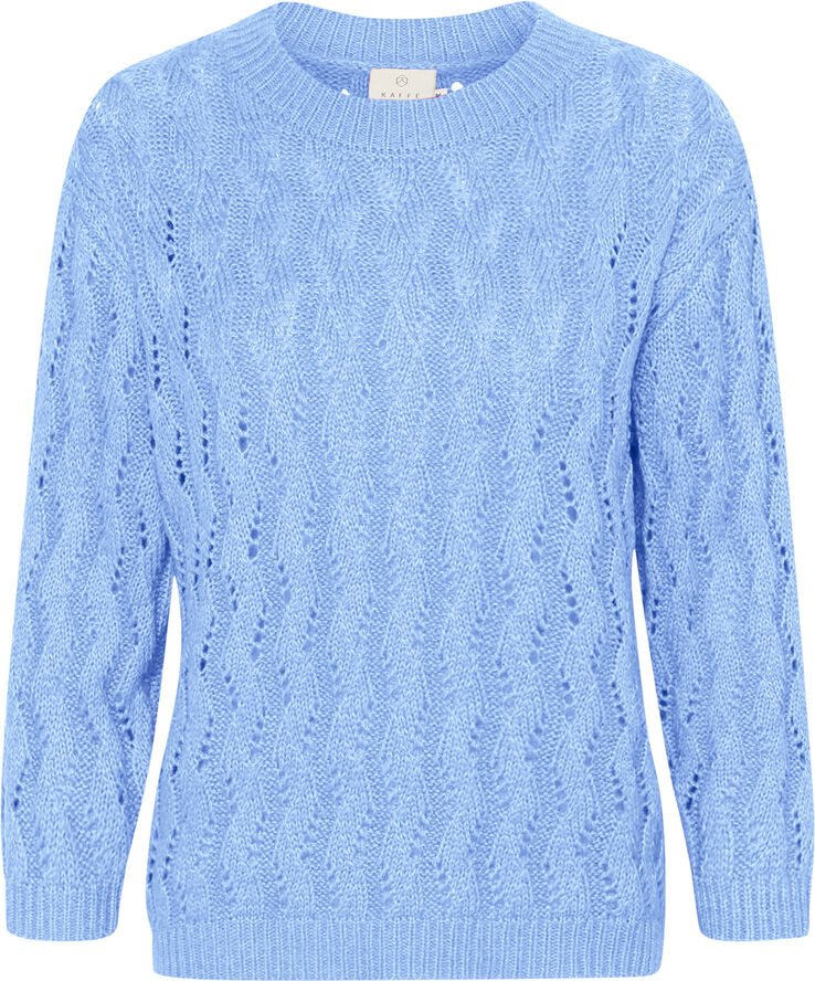 Kaffe KAlena Knit Pullover Vista blue