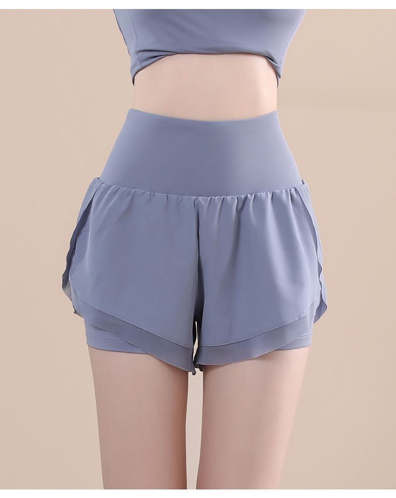 Claduodoe - Hoge taille effen joggingbroek