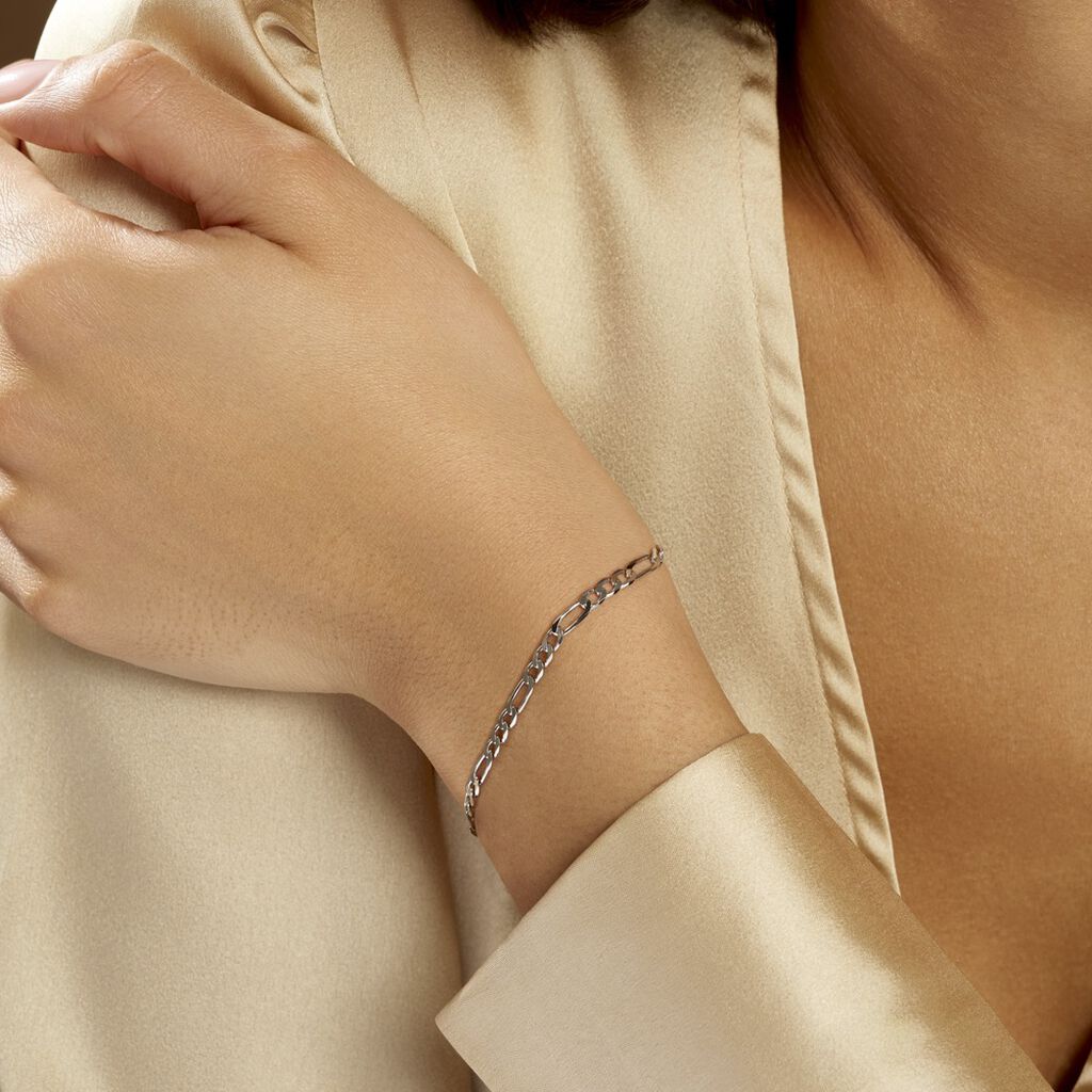 Bracelet Vivian Argent Blanc