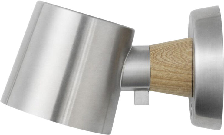 Normann Copenhagen Rise Wall Lamp Hardwired EU - Stainless Steel