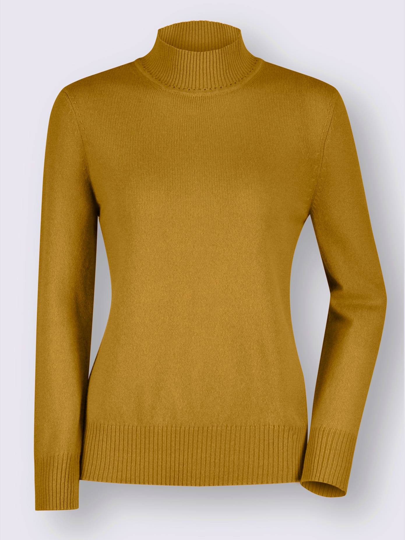 Pull femme basique pratique col montant