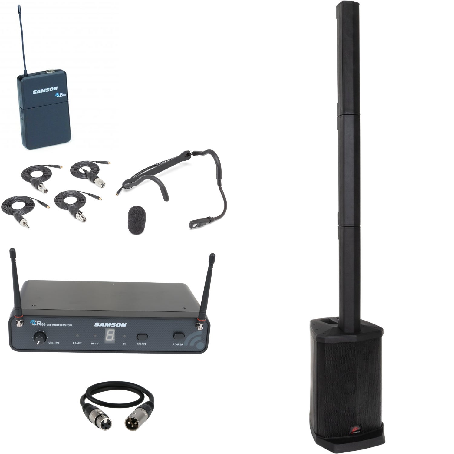 JB systems PPC-081 set met fitness headset