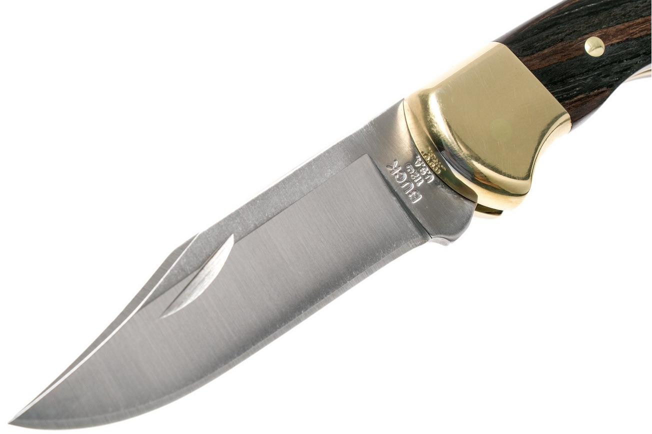 Buck 112 Ranger met vingergroeven 112BRSFG zakmes
