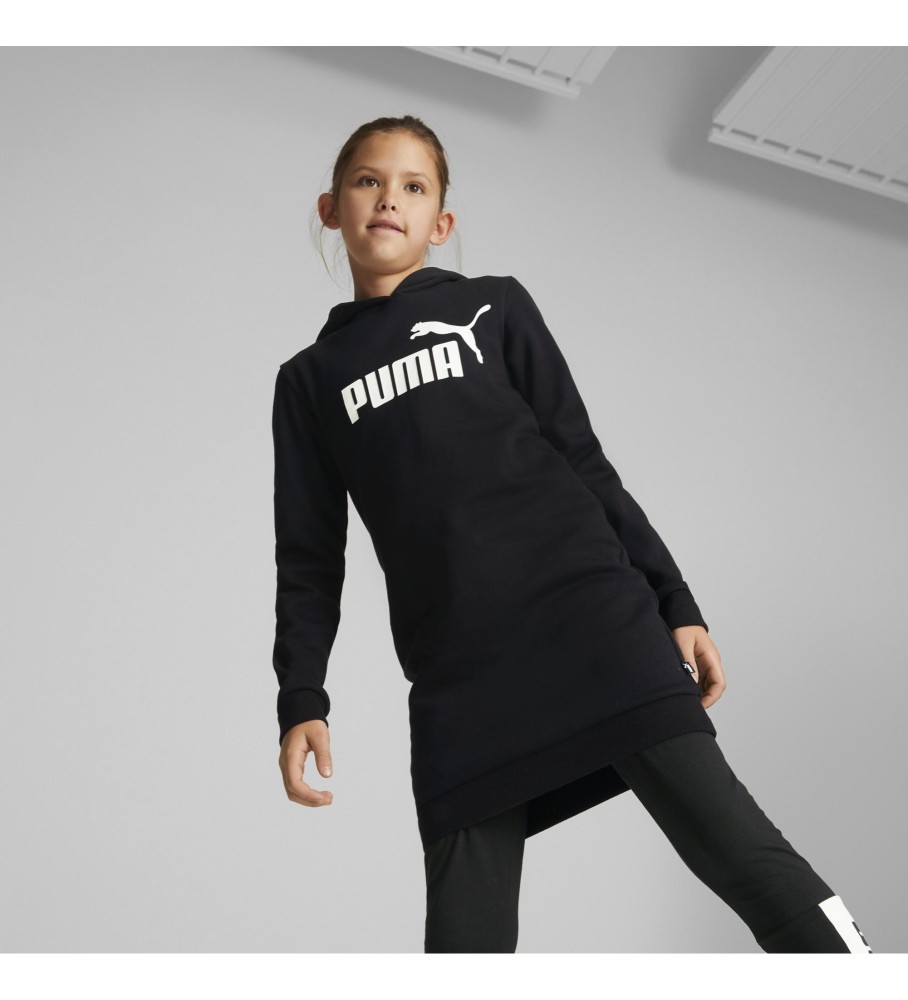 Vestido com capuz Puma Essential Logo - Preto