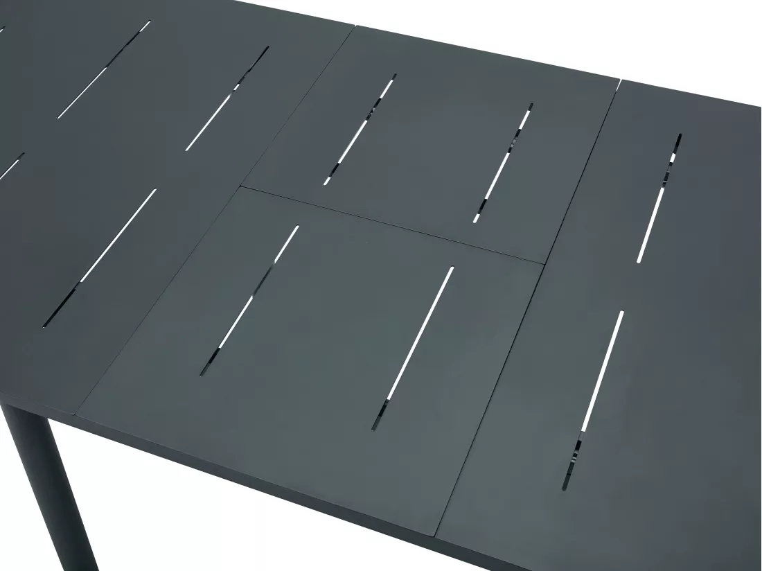 Table à manger de jardin extensible en aluminium L.170/240 cm - Anthracite - LOTTYS de MYLIA
