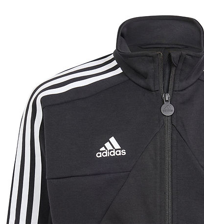 adidas Performance Cardigan - J Hot Ttop - Schwarz/Weiß