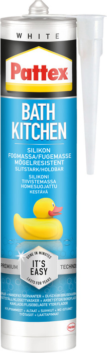 Pattex Easy Silicone hvid 300 ml