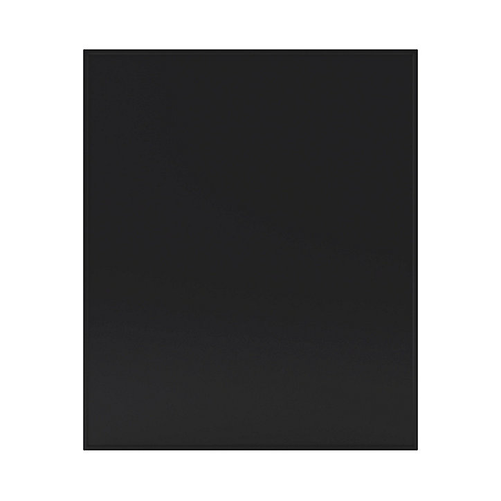 Porte de meuble de cuisine Pasilla noir mat l. 60 cm x H. 72 cm GoodHome