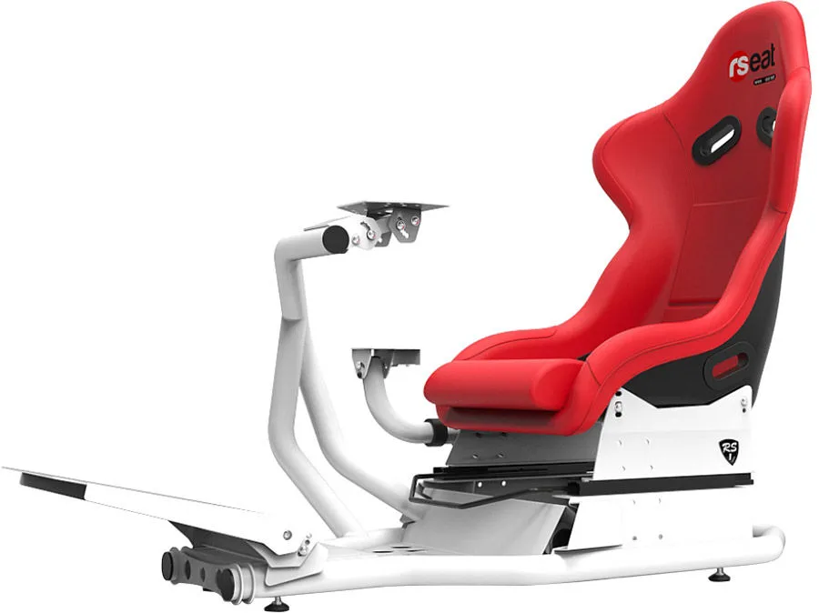 rSeat RS1 siège rouge structure blanc Accessoires home-cinéma