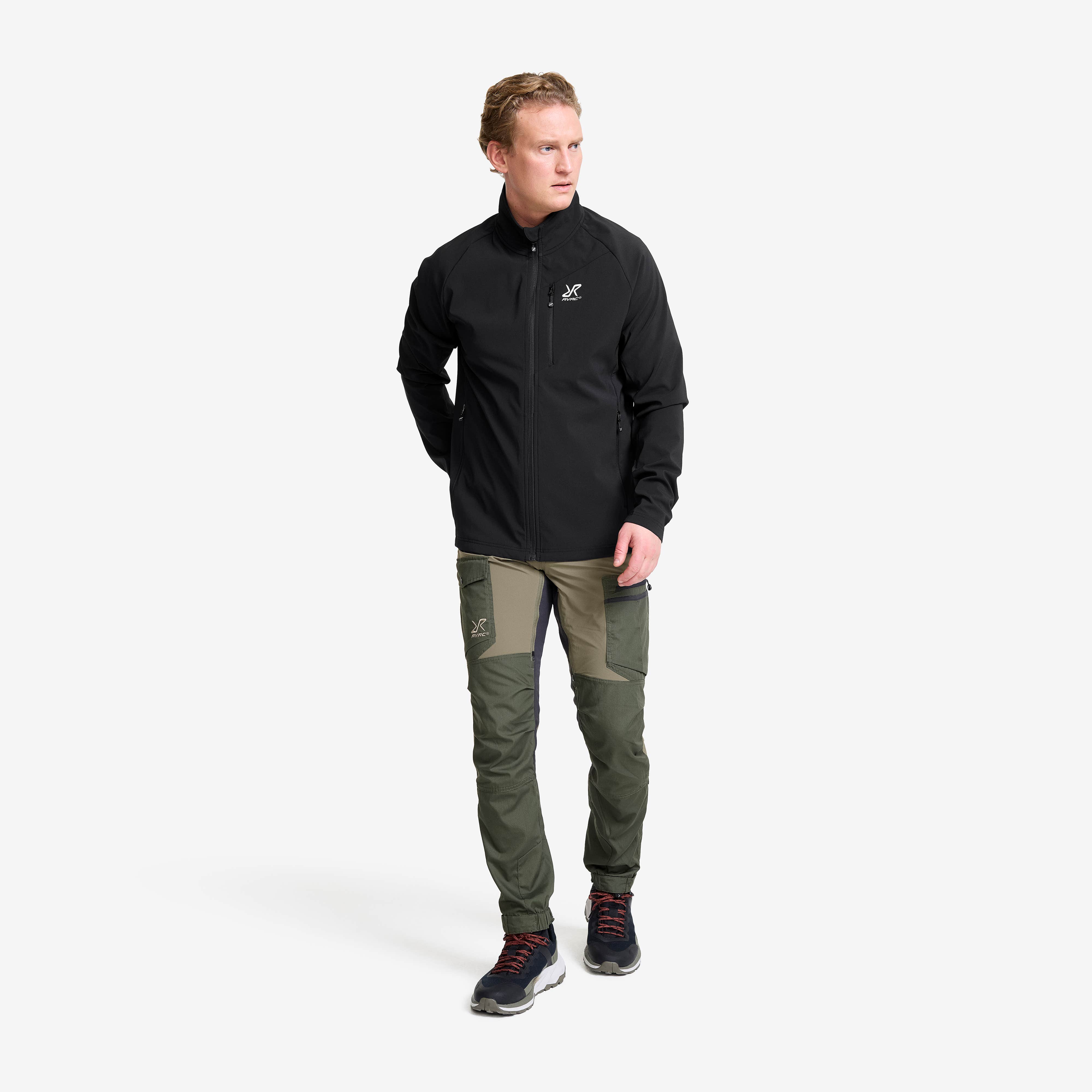 Exciter Light Softshell Jacket Herre Black