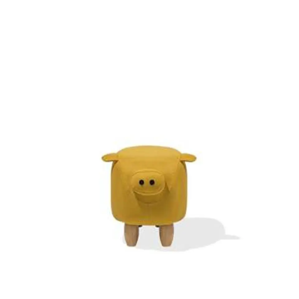 PIGGY - Hocker - Geel - Polyester
