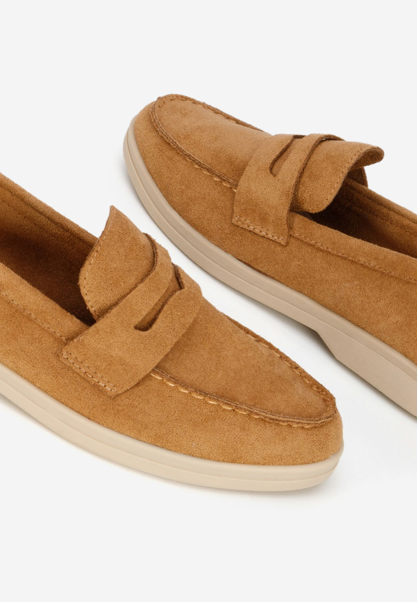 Mocassins femme chameau Hesika