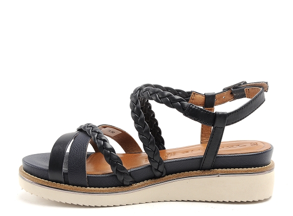 Tamaris nu pieds plats femme 28207 20 bleu