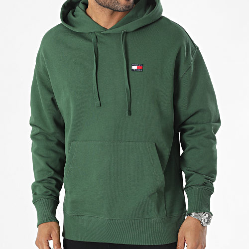 Sweat Capuche Relax Badge 6369 Vert