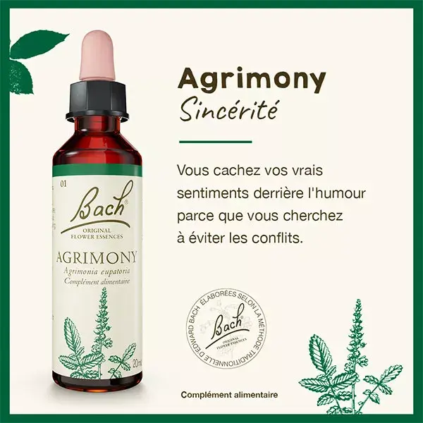 Florais de Bach Originais - Agrimônia 20ml