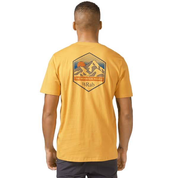 T-shirt RAB STANCE MOUNTAIN PEAK TEE SAHARA