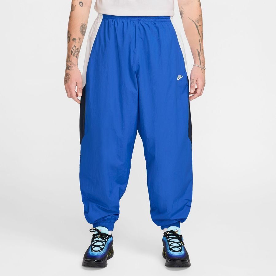 Nike Bas de Survêtement Club Woven Oversized - Bleu/Blanc/Bleu Foncé/Blanc