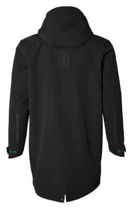 Parka de pluie vélo Basil Mosse Noir