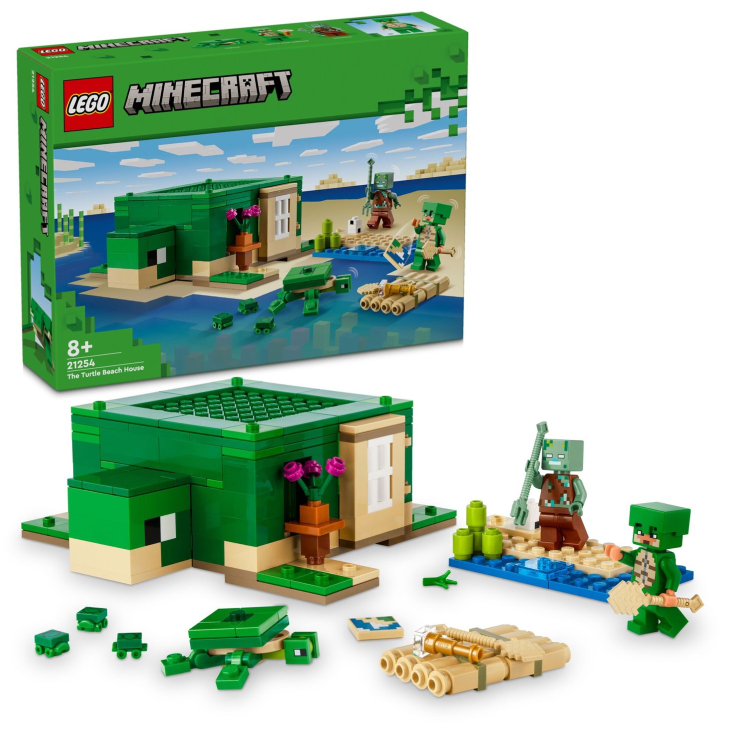 LEGO® Minecraft Das Schildkrötenstrandhaus