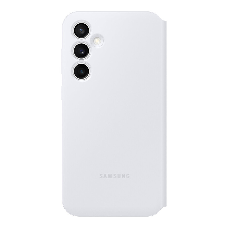 Samsung Étui Smart View Blanc avec porte-carte - Galaxy S23 FE
