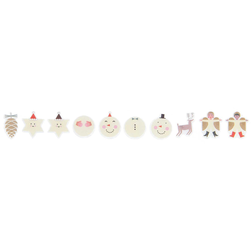 Rico Design Stickers Washi, I love Christmas