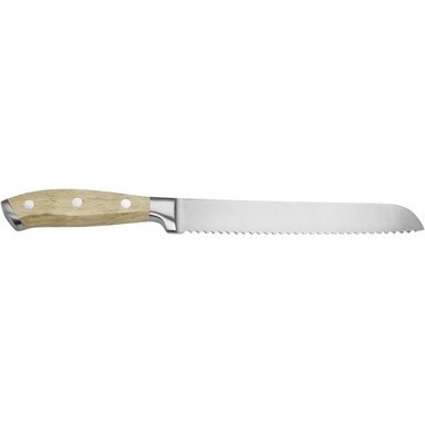 Couteau à pain, inox/hêtre, longueur: 340 mm
