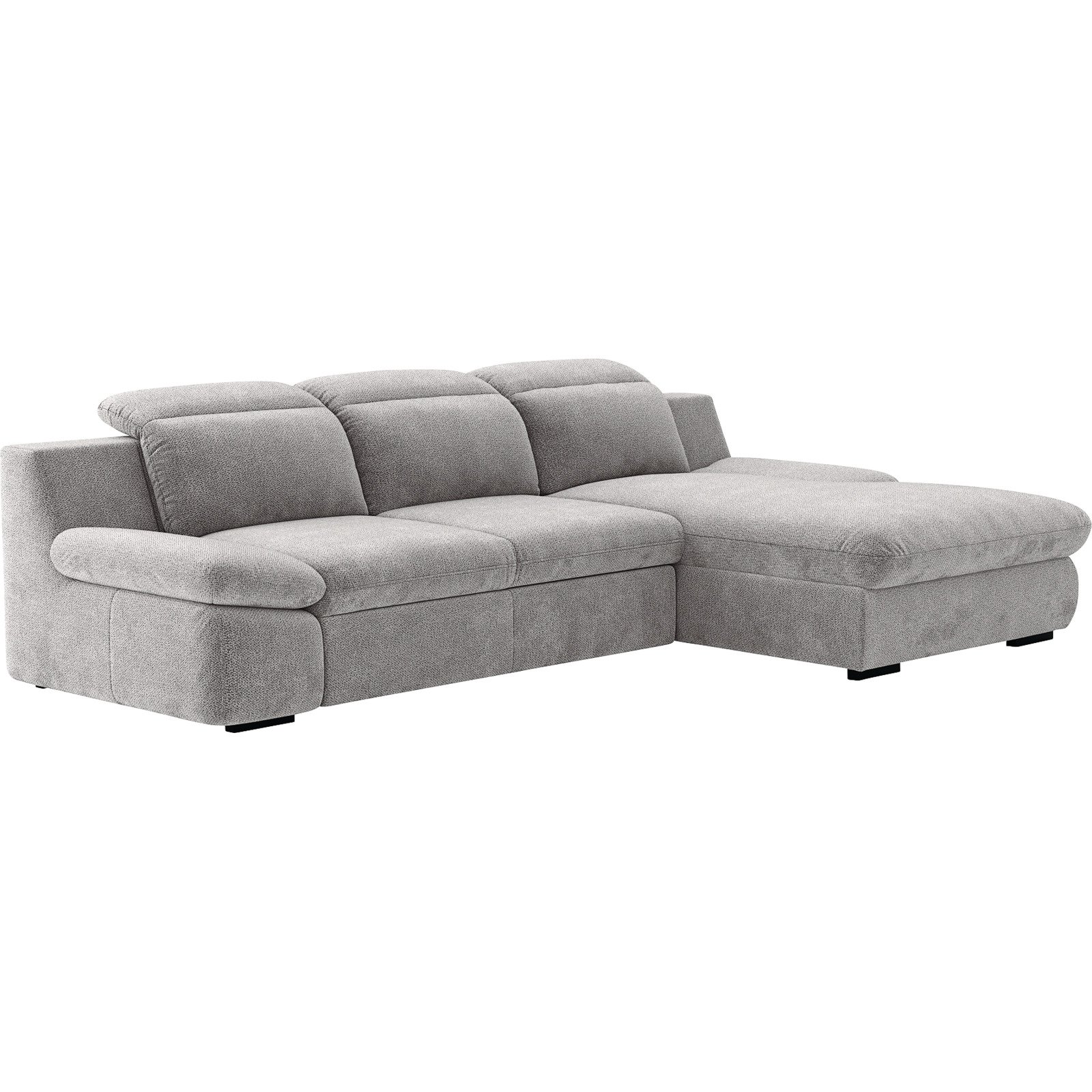Ecksofa Lorena Stoff, Recamière rechts