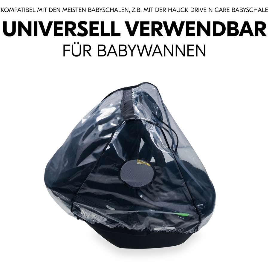 hauck Universal Regenschutz für die Babyschale