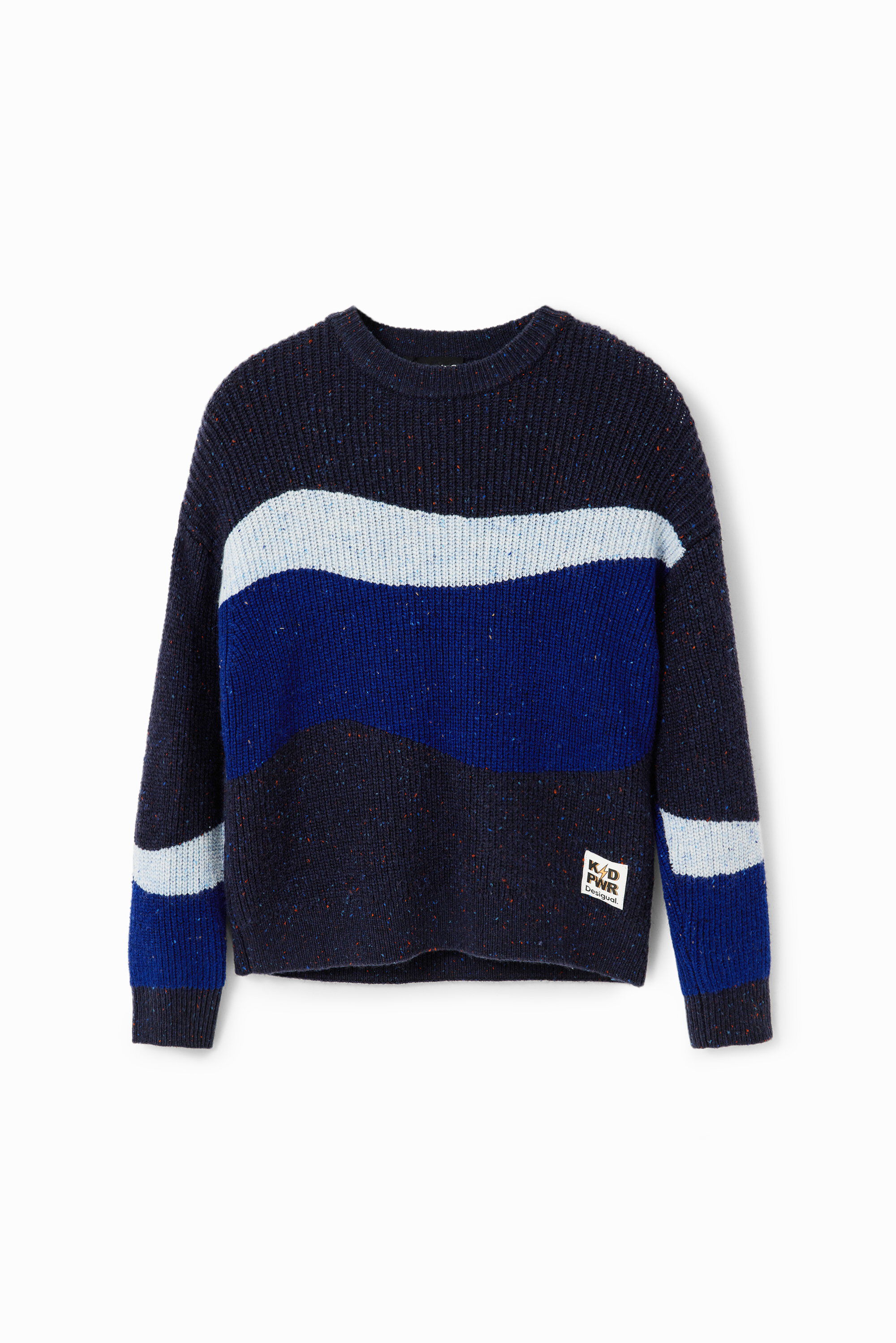 Jersey jacquard com ondas