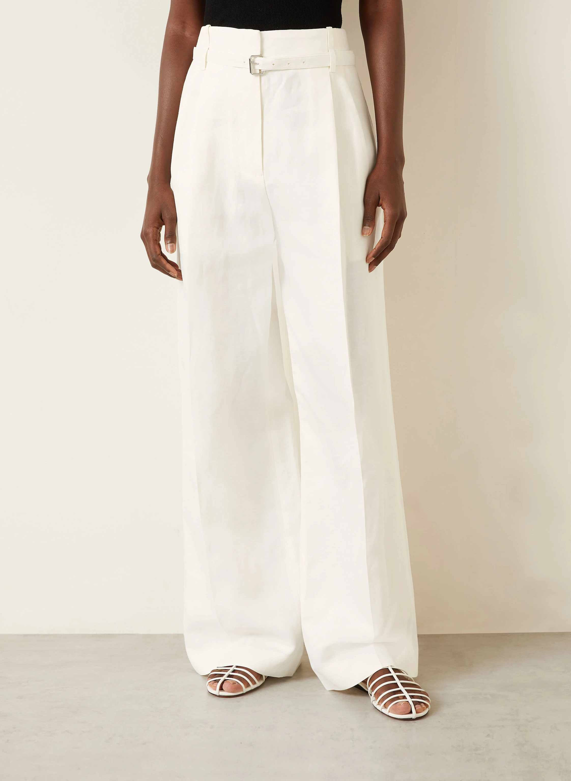 Proenza Schouler Marlenehose JULES mit Leinen