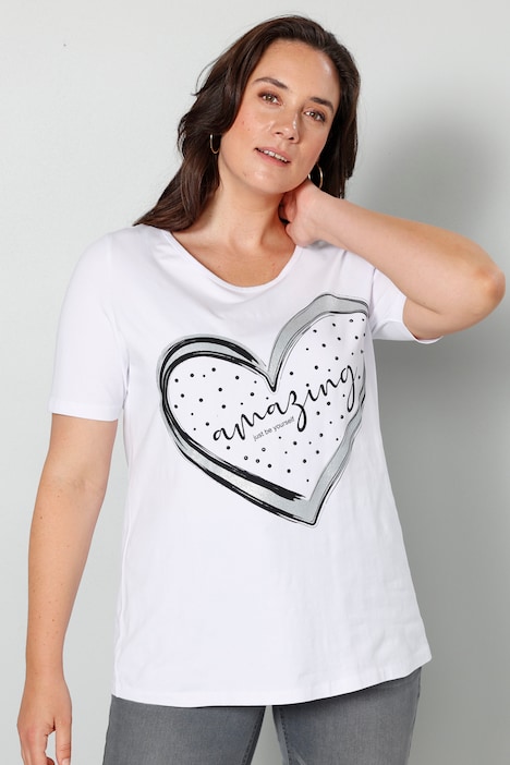 T-Shirt, XL-Herz, Halbarm
