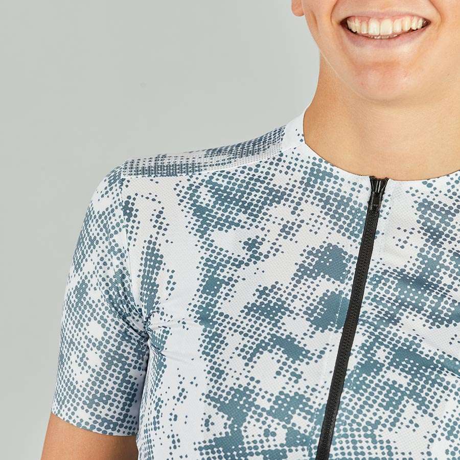 Sportful Escape Supergiara Fietsshirt Korte Mouwen Wit Dames