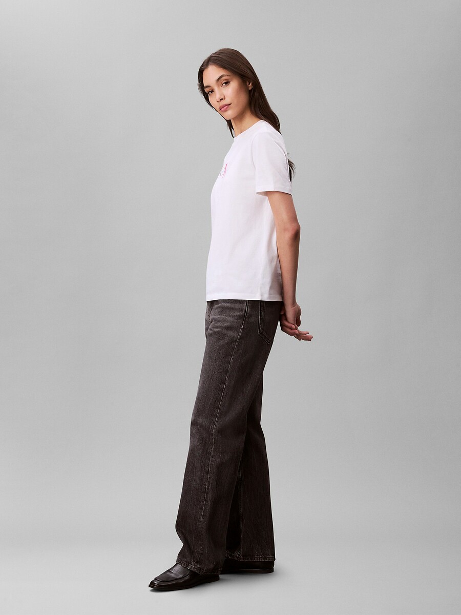 CALVIN KLEIN JEANS<br>Camiseta de manga curta com o logotipo CK