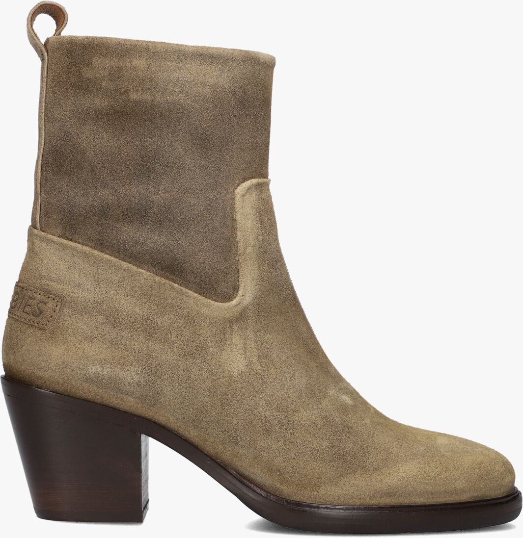 SHABBIES beige shabbies enkellaarsjes julie ankle boot