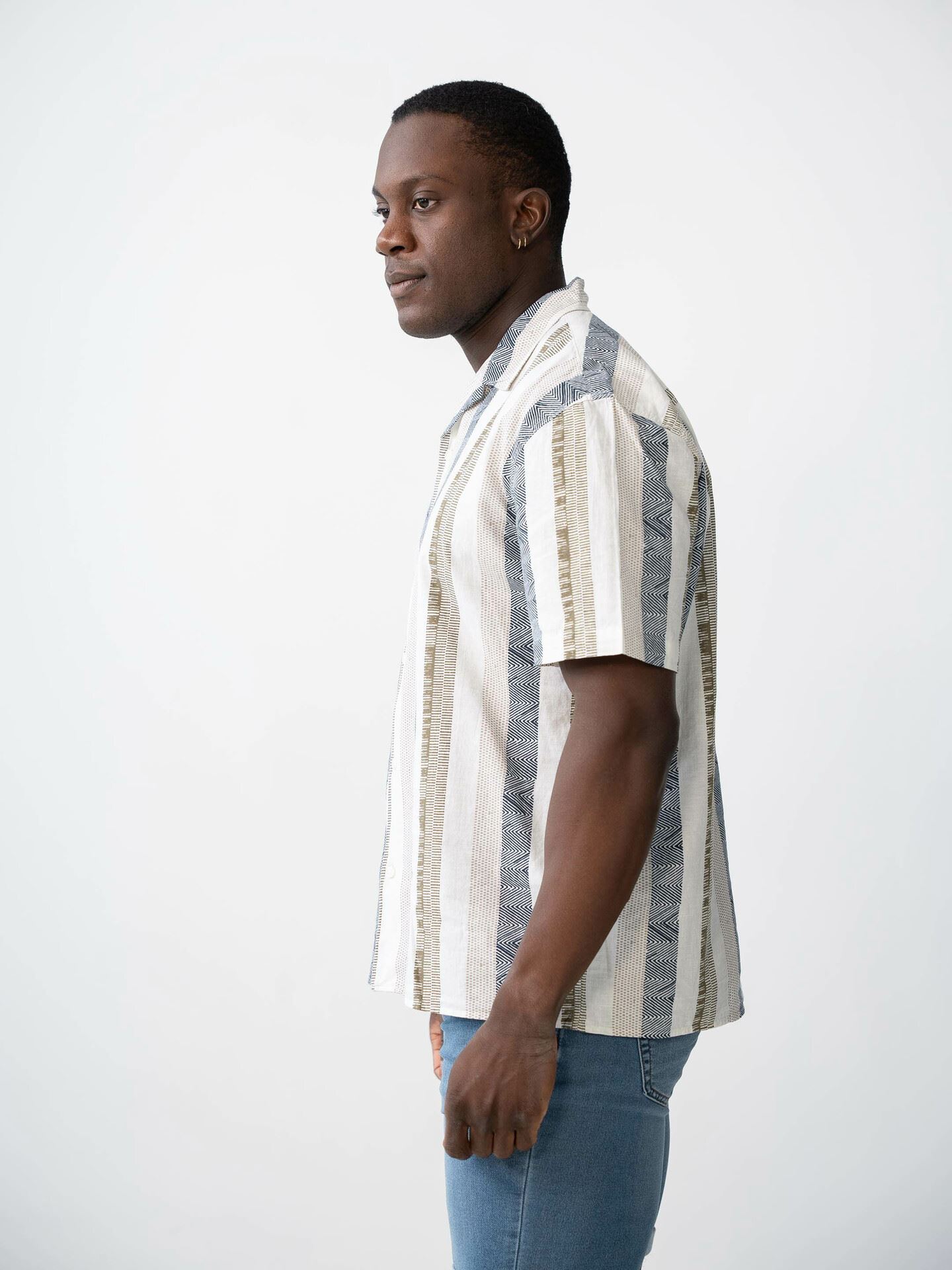 Relax New-Linen Short Short Sleeve Resort