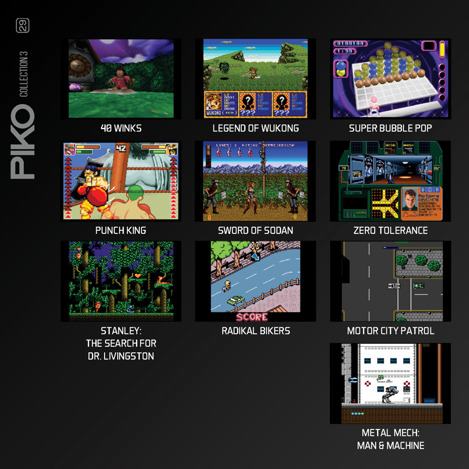 BLAZE Evercade Piko Collection 3- BLAZE TAB Plus
