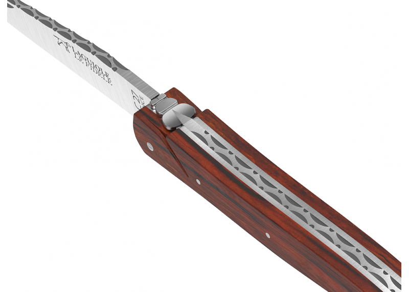 Couteau Laguiole ressort forgé Plein Manche en bois de cocobolo