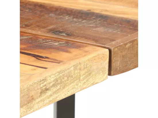 Table de bar 180x70x107 cm Bois de récupération solide