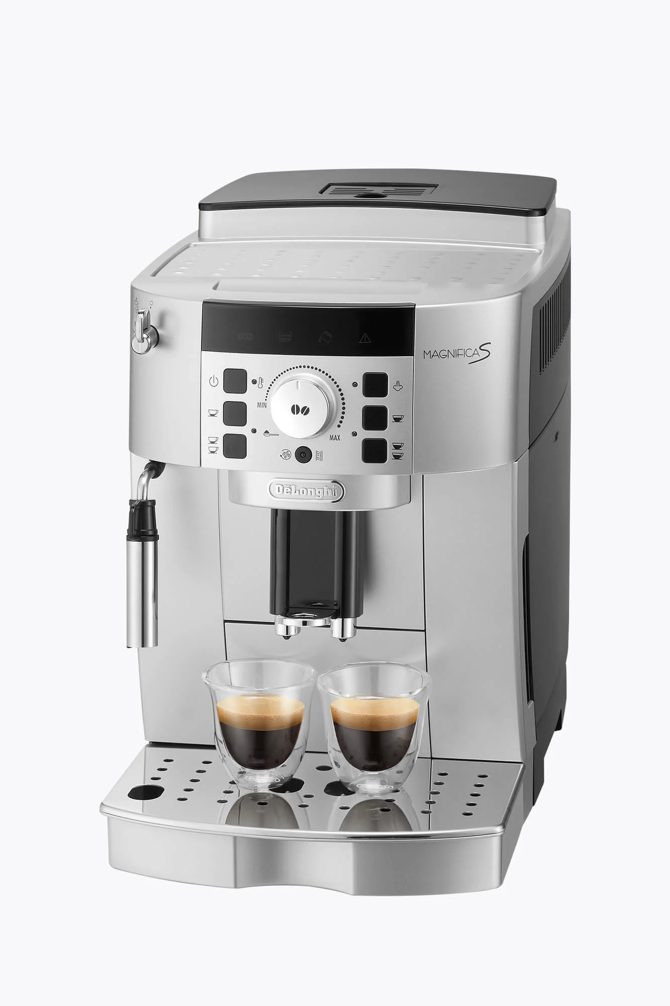 DeLonghi Magnifica S ECAM 22.110 Kaffeevollautomat, Silber/Schwarz