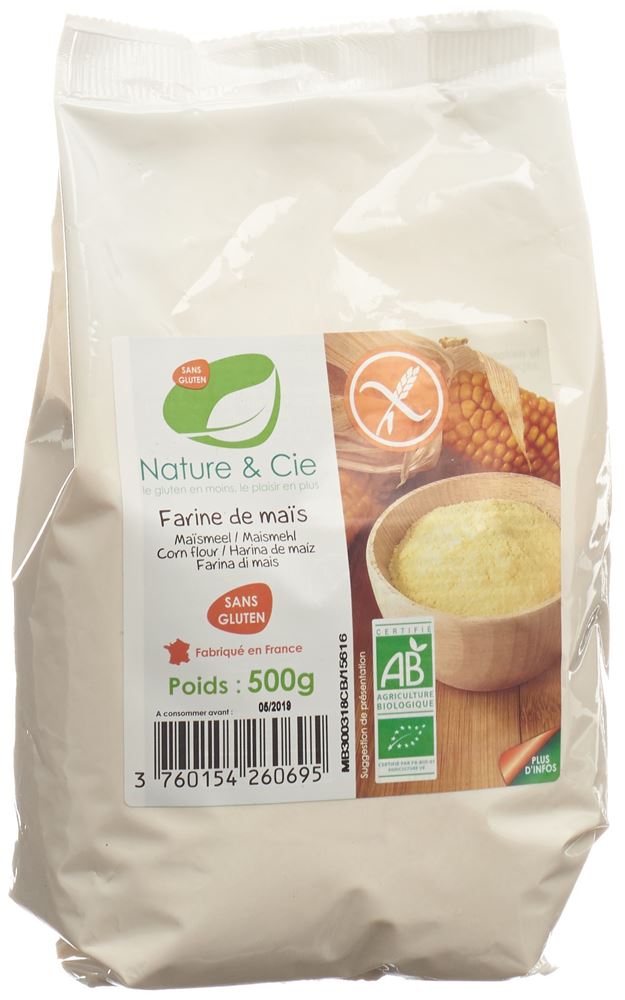 NATURE&CIE Maismehl<br>500 g, glutenfrei