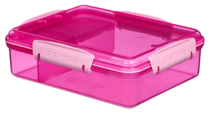 Sistema - Snack Attack Duo975ml - Pink