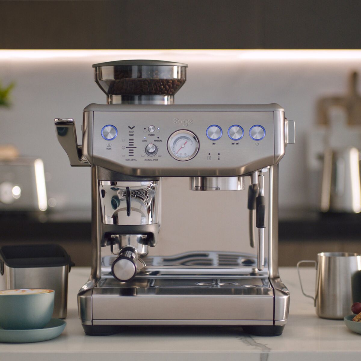 SES876BSS Barista Express Impress espressomaskin