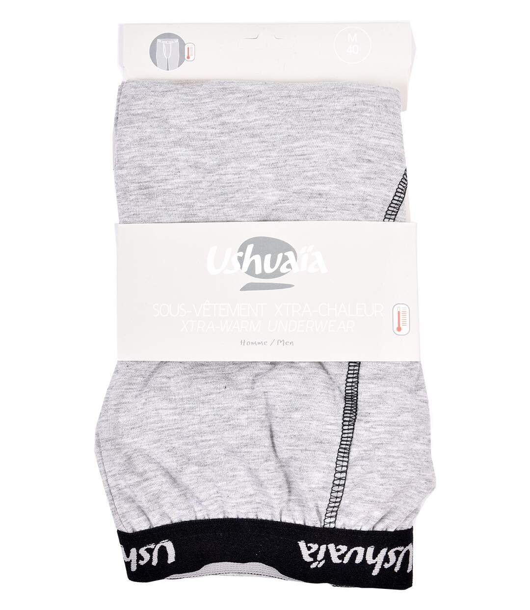 Caleçon homme USHUAIA THERMO USHR111 GRIS