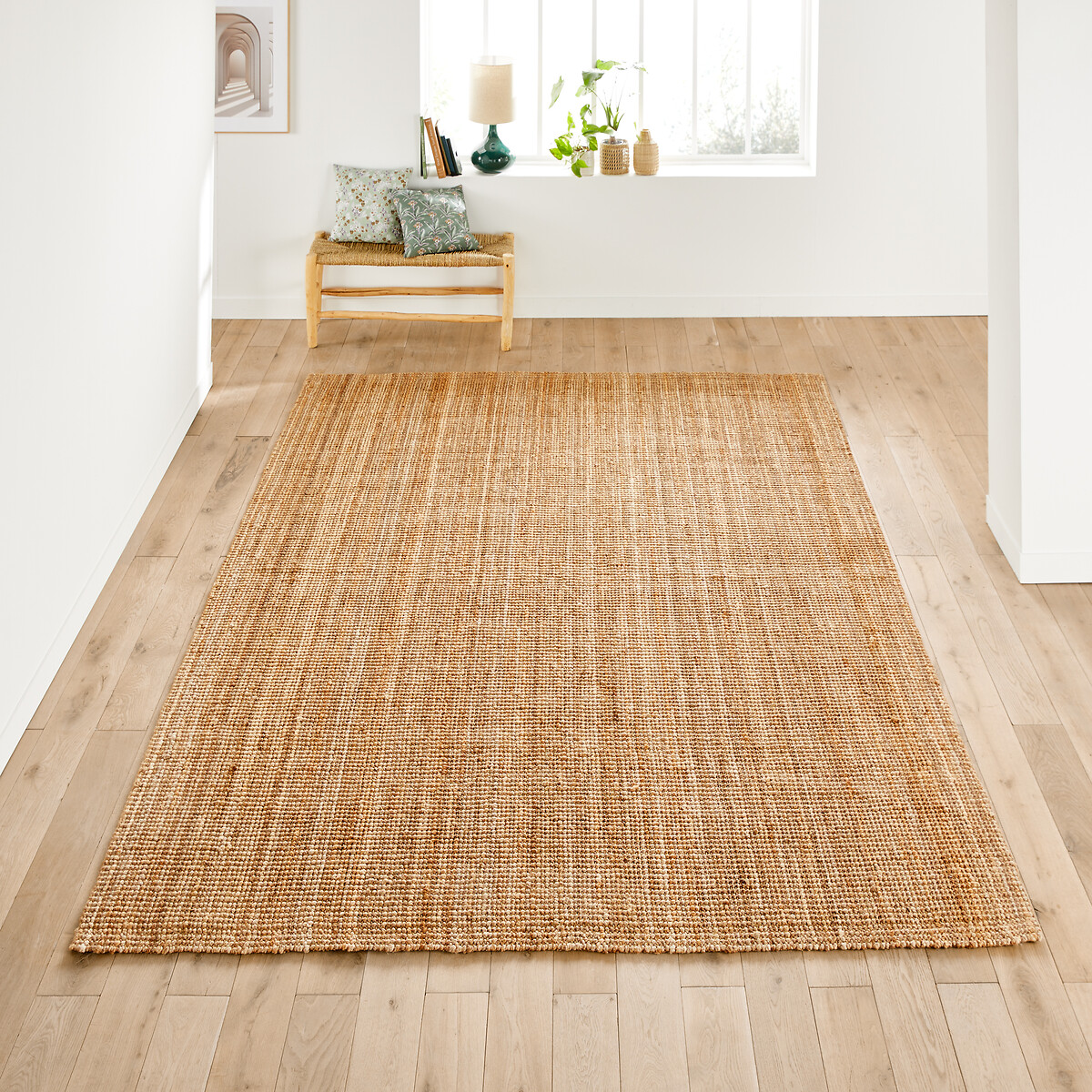 LA REDOUTE INTERIEURS<br>Tapete retangular de juta XL, Aftas
