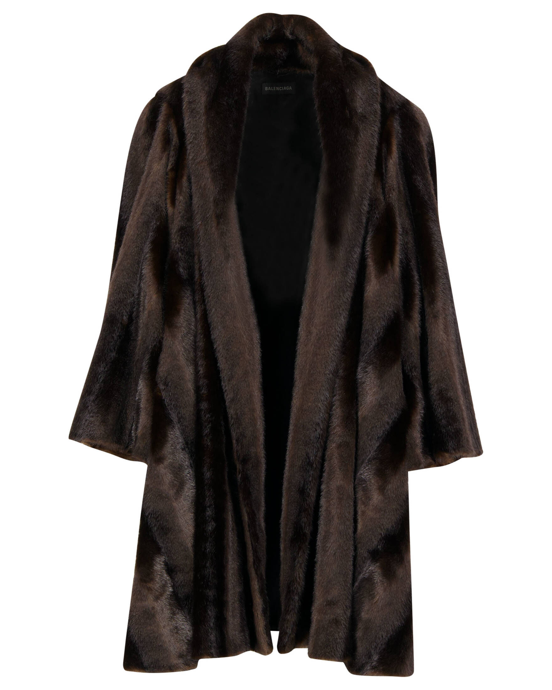 Balenciaga| Damen Kunstpelzmantel A-LINE COAT Loose Fit
