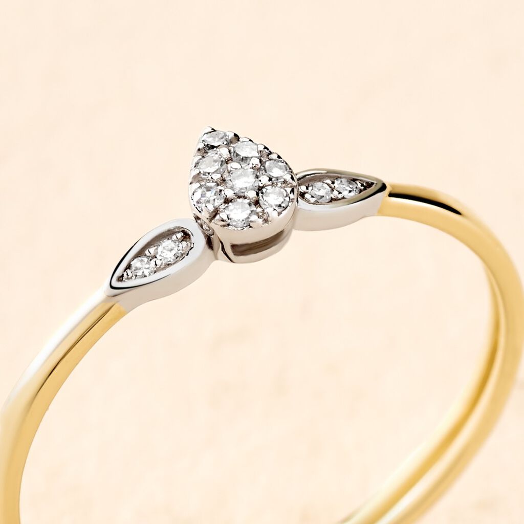 Bague Piers Or Jaune Diamant
