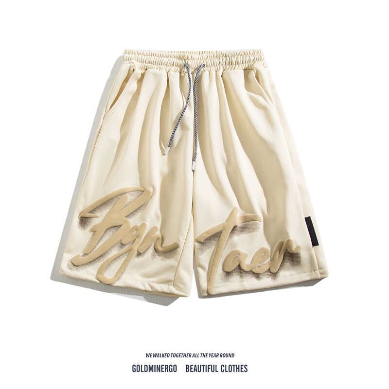 Yelmenor - Shorts met trekkoord en letters